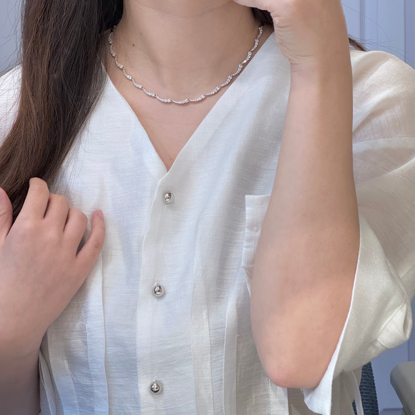 Lumiwave Tennis Necklace