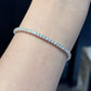 Sparkling Tennis Moissanite Bracelet, 0.06 carat
