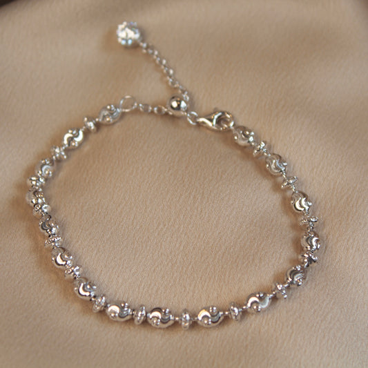 Sparkling Olive Bead Bracelet 波纹橄榄珠