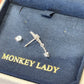 Small Compass Star Moissanite Earrings