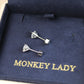 Classic Three-Claws Moissanite Earrings, 0.5 carat