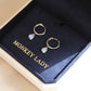 Jennie-Style Pear Hoop Earrings