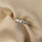 Five Bubbles Moissanite Ring