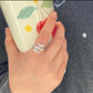 Multi-Layers Sparkling Moissanite Ring