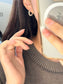 碎碎冰 C-Shape Earrings