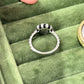 Coin Style Black Ring