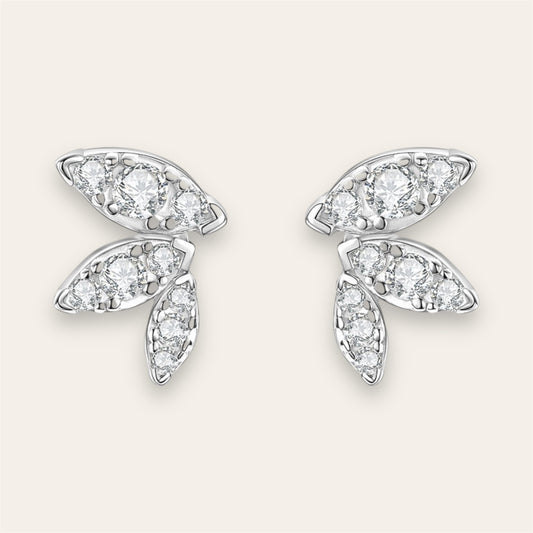 Angel's Wings Moissanite Earrings