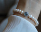 Aquamarine High-Quality Natural Pearl Bracelet