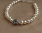 Aquamarine High-Quality Natural Pearl Bracelet