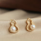 Hulu Blessing Pearl Stud Earrings