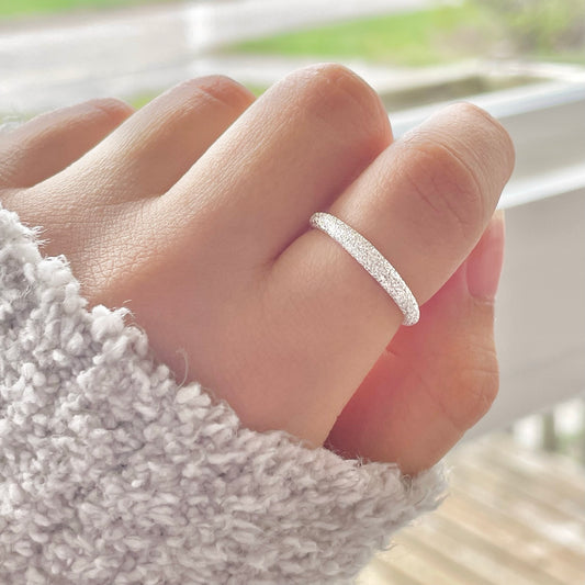 Milky Way Sterling Silver Adjustable Ring